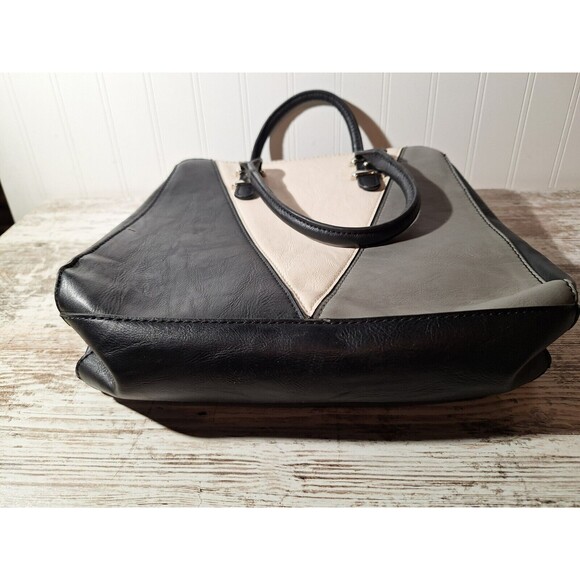 Steve Madden Handbag Top‎ Handles Black & White Faux Leather Womens - Picture 8 of 9